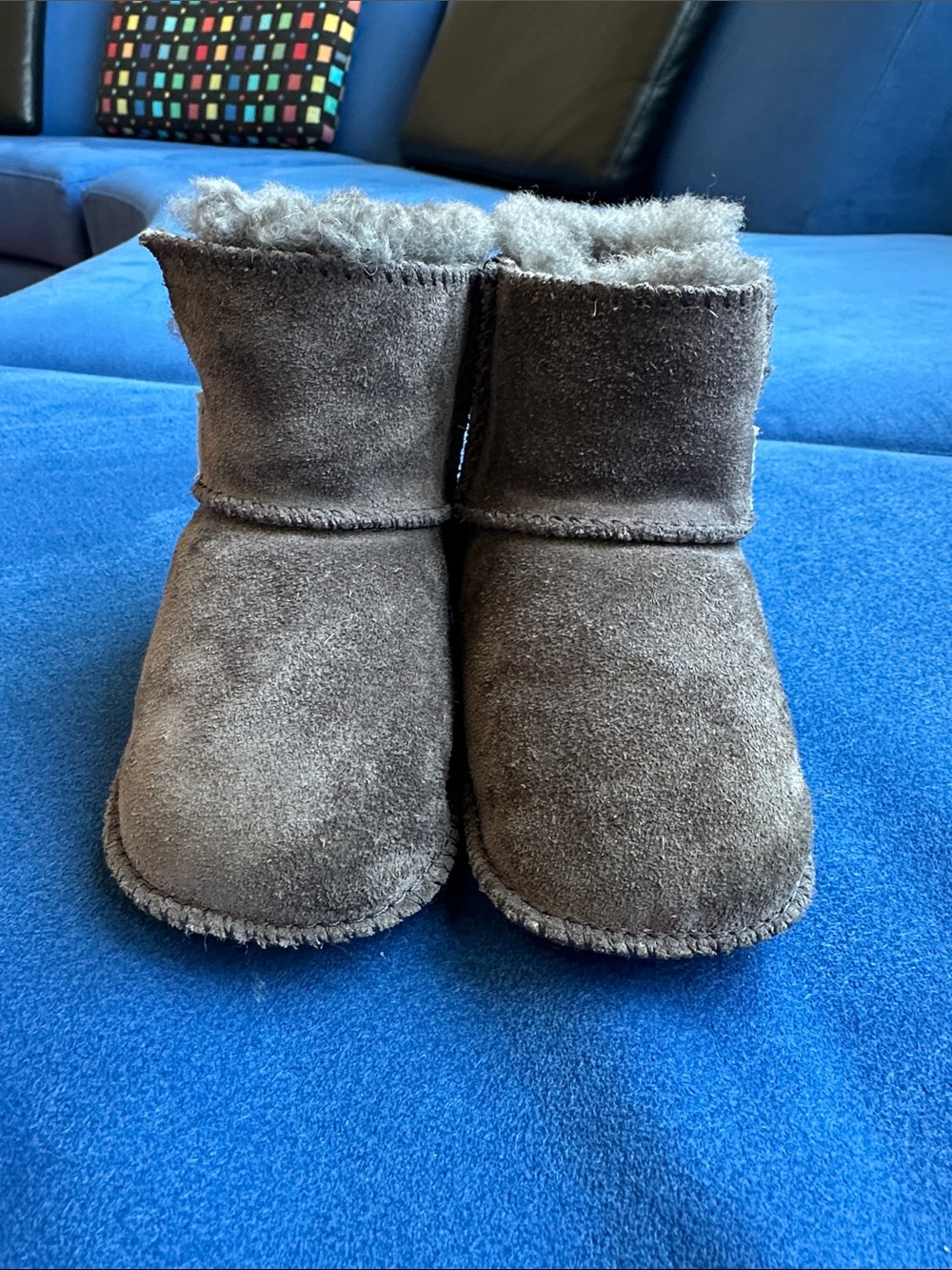 UGG Shearling Booties in Gray